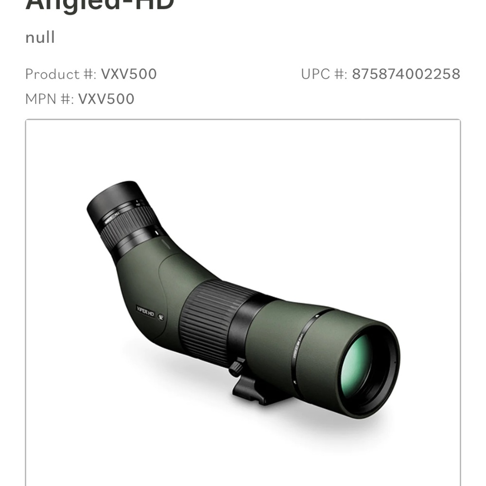 Vortex Viper Spotting scope
